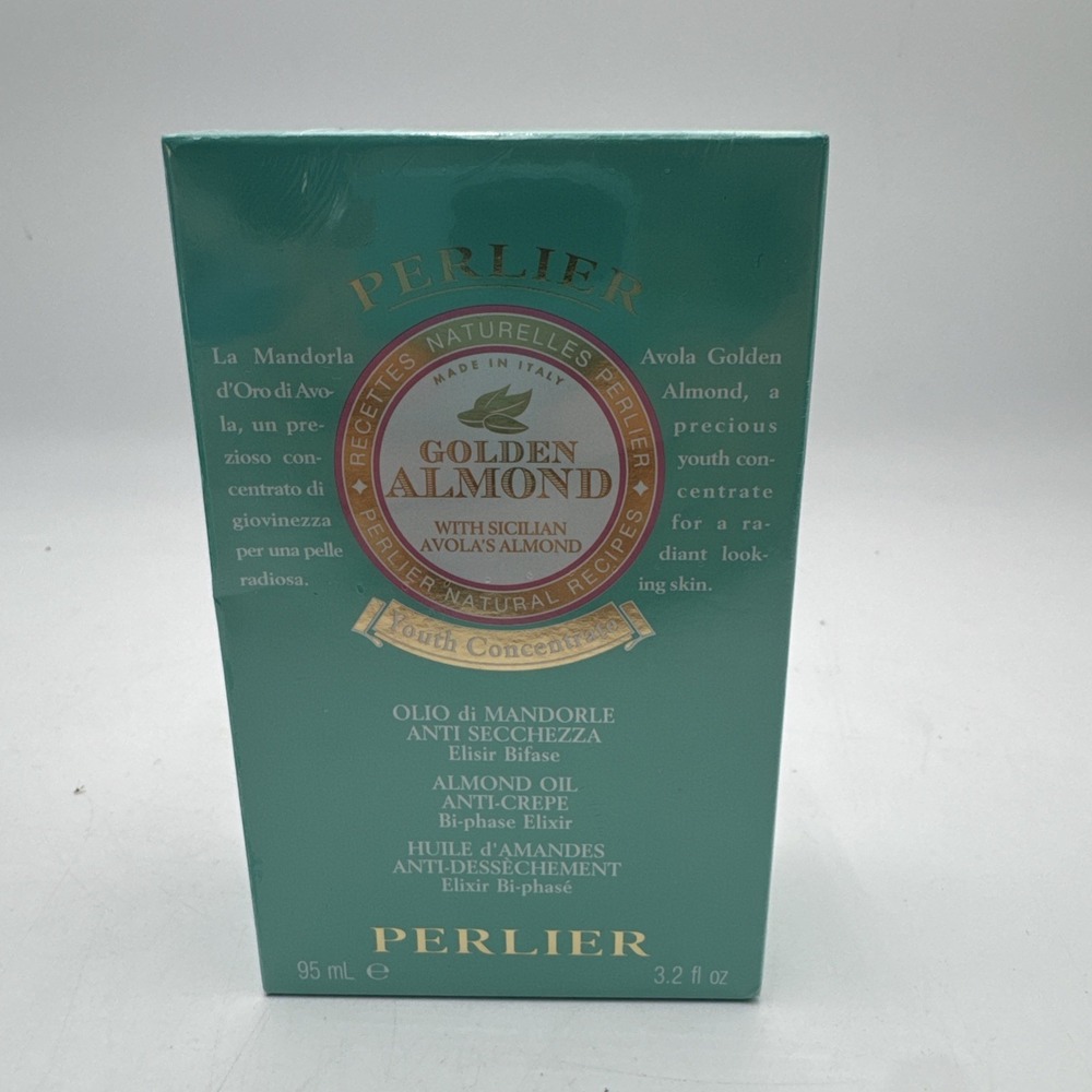 Sealed Perlier 4.9oz Golden Almond Bi-Phase Oil Youth Concentrate Elixir